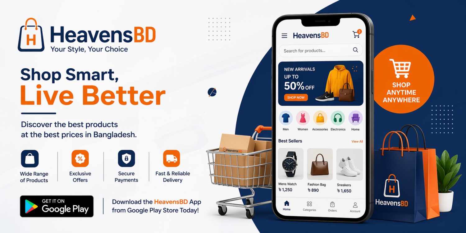 HeavensBD App – Your Ultimate Online Shopping Experience in Bangladesh